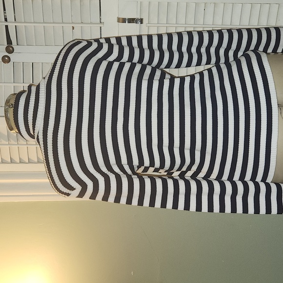 RALPH LAUREN STRIPED TURTLENECK SWEATER - Picture 7 of 8